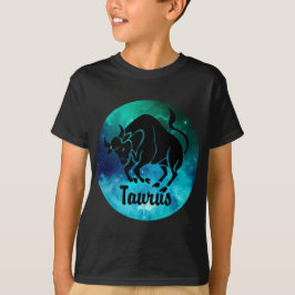 Taurus im Weltraum-Hintergrund T-Shirt