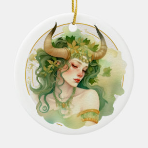 Taurus Keramik Ornament