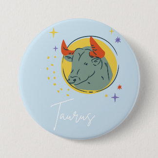 Taurus-Knopfabzeichen Button
