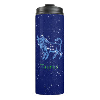 Taurus Konstellation und Zodiac-Zeichen mit Sterne