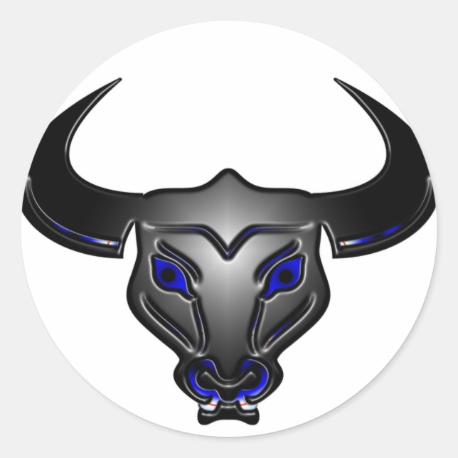 Taurus Leather Pride Sticker (Vorderseite)