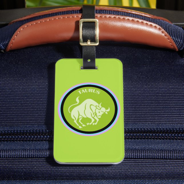 Taurus Luggage Tag Gepäckanhänger (Vorderseite Insitu 2)