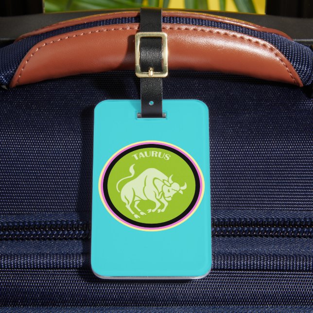 Taurus Luggage Tag Gepäckanhänger (Vorderseite Insitu 2)