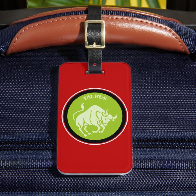 Taurus Luggage Tag Gepäckanhänger (Vorderseite Insitu 2)