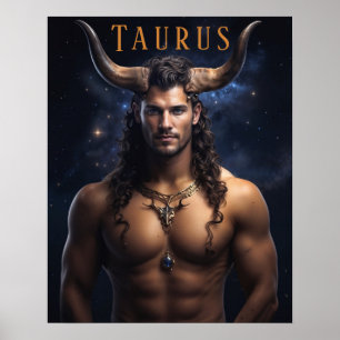 Taurus Male Astrologisches Poster