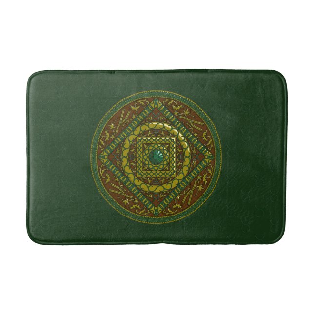 Taurus Mandala Bath Mat Badematte (Vorderseite)