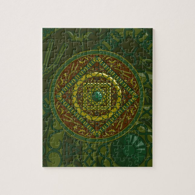 Taurus Mandala Puzzle (Vertikal)