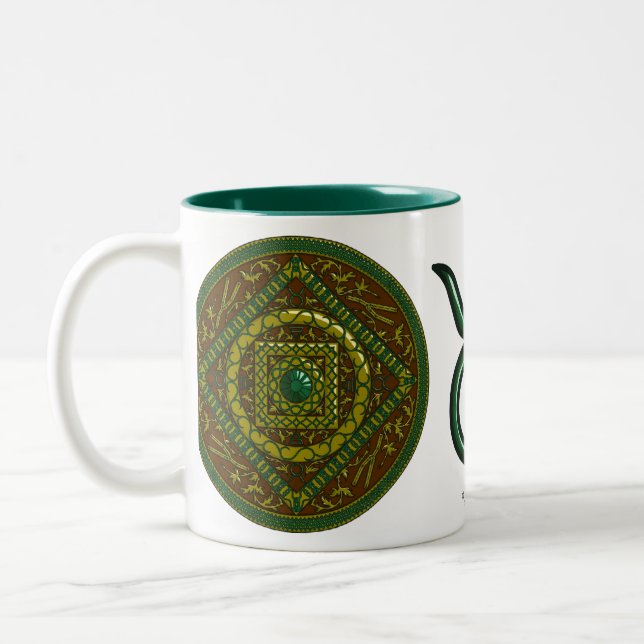 Taurus Mandala Tasse (Links)