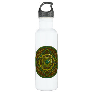 Taurus Mandala Wasserflasche Trinkflasche