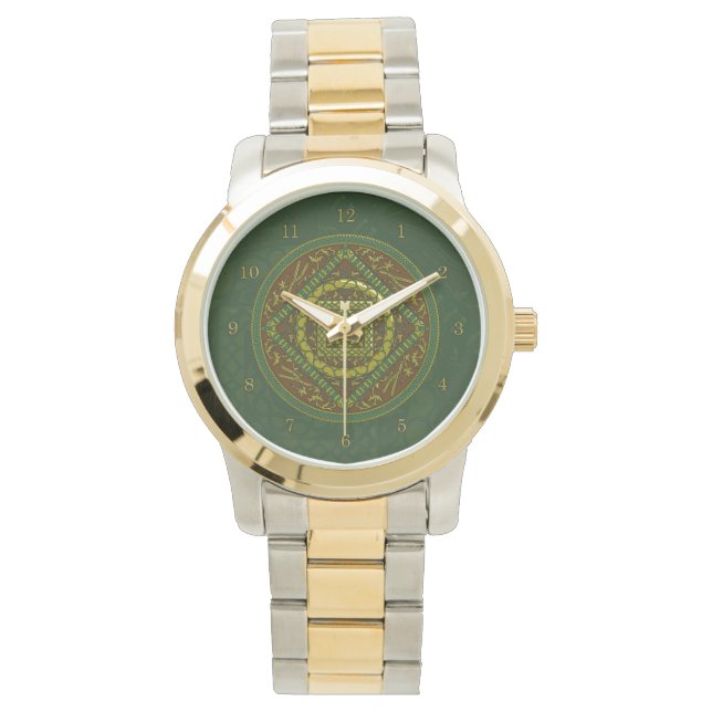 Taurus Mandala Watch Armbanduhr (Vorderseite)
