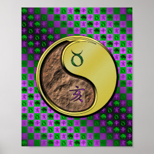 Taurus & Metal Boar Poster