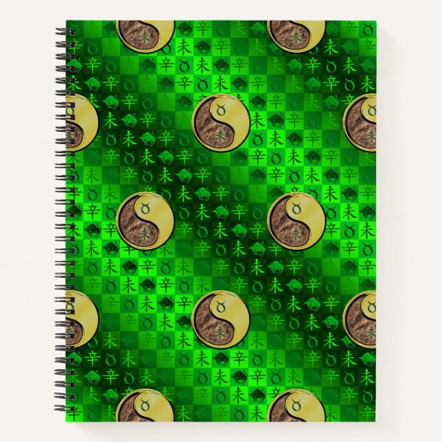 Taurus & Metal Goat Notizbuch (Vorderseite)