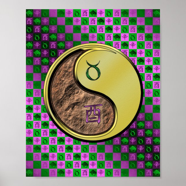 Taurus & Metal Rooster Poster (Vorne)