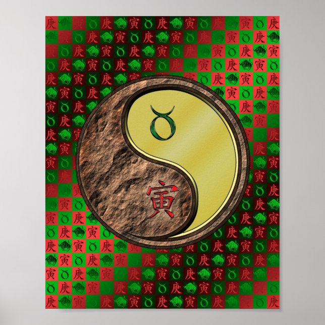 Taurus & Metal Tiger Poster (Vorne)