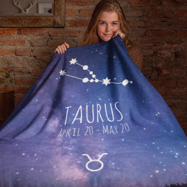 Taurus | Personalisierte Sternbilder Fleecedecke (Von Creator hochgeladen)
