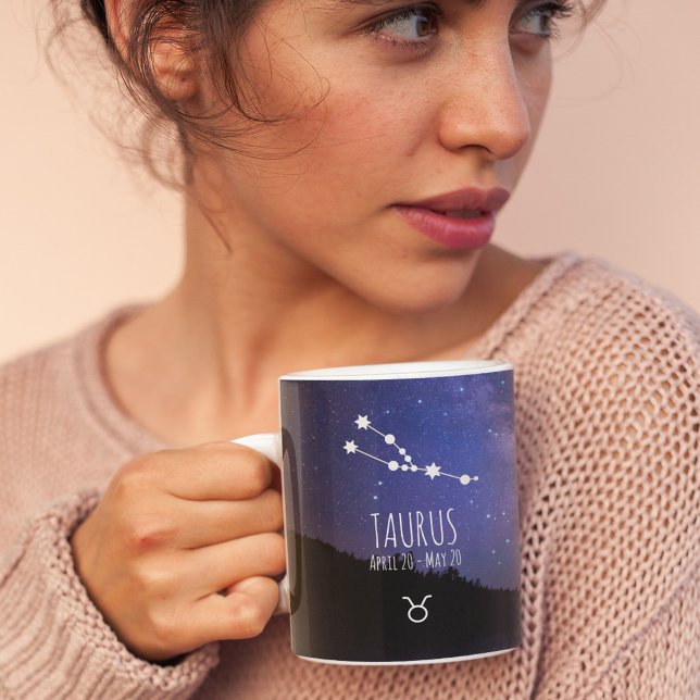 Taurus | Personalisierte Sternbilder Kaffeetasse (Von Creator hochgeladen)