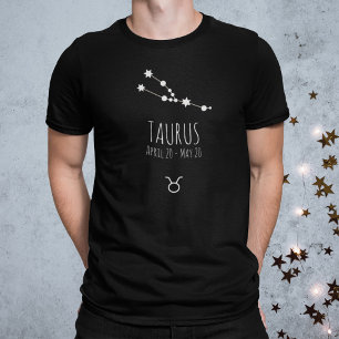Taurus   Personalisierter T - Shirt der Sternbilde
