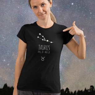 Taurus Personalisierter T - Shirt der Sternbilde