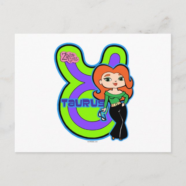 Taurus Postcard Postkarte (Vorderseite)