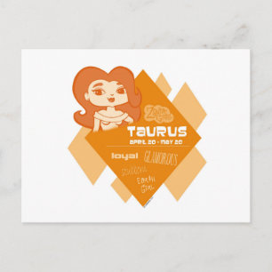 Taurus Postcard Postkarte