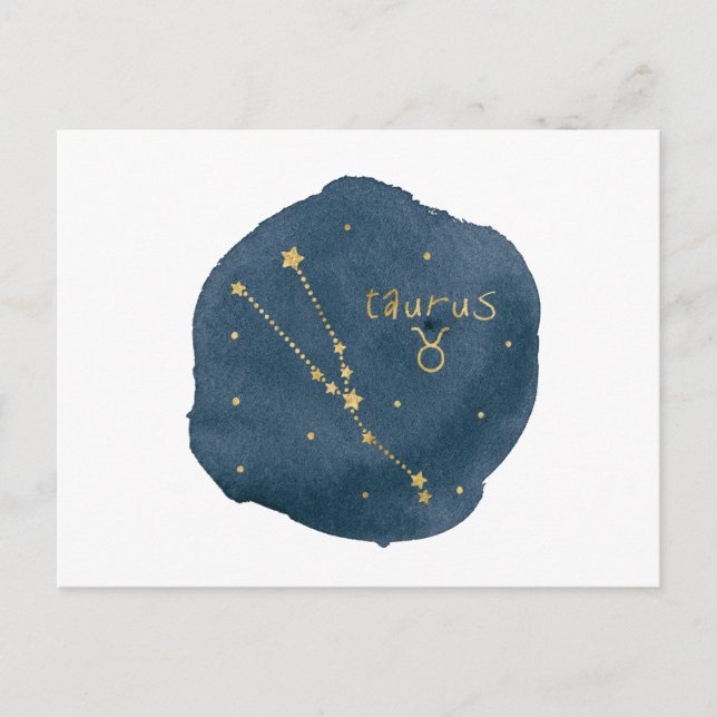 Taurus Postkarte (Vorderseite)