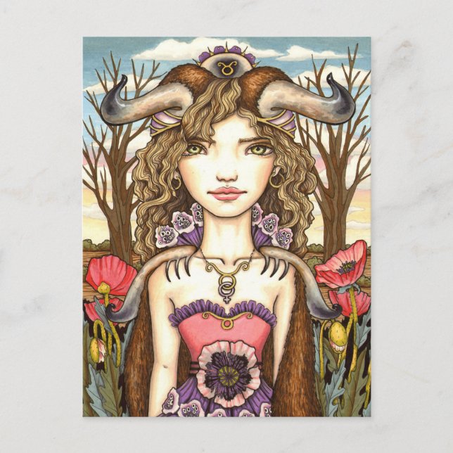 Taurus Postkarte (Vorderseite)