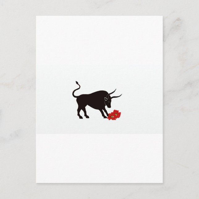 Taurus Postkarte (Vorderseite)