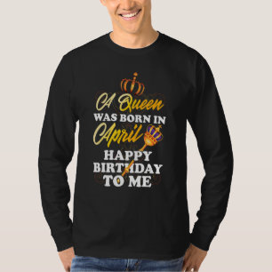 Taurus Queen April Geburtstag Monat Zodiac Horosco T-Shirt