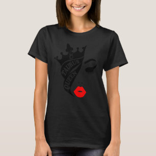 Taurus Queen Birthday Red Lips Taurus Zodiac T-Shirt