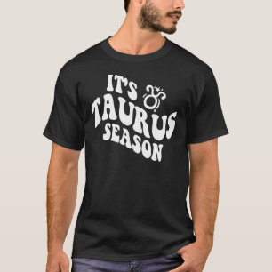 Taurus Retro März April Astrologie Taurus Zodiac S T-Shirt