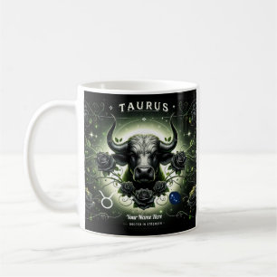 Taurus "Rooted in Strength" Zodiac Tasse