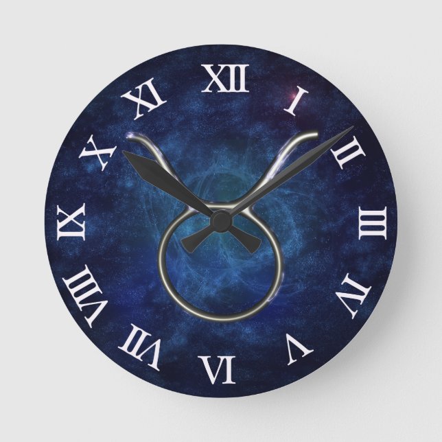 Taurus Runde Wanduhr (Vorderseite)