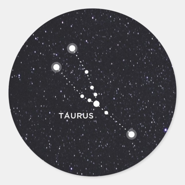 Taurus Runder Aufkleber (Vorderseite)