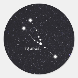Taurus Runder Aufkleber