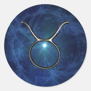 Taurus Runder Aufkleber