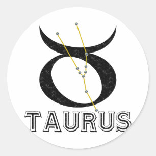 Taurus Runder Aufkleber