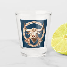 Taurus Shot Glass