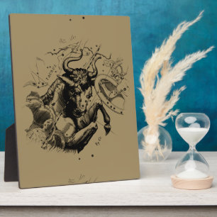 Taurus Sign Constellation Hevelius circa 1690 Fotoplatte