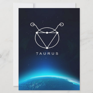 Taurus Sign Gold Canvas Wall Art Design | Art Gift