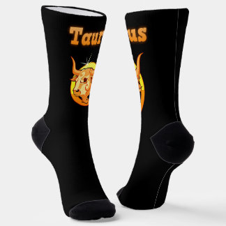 Taurus sign socken