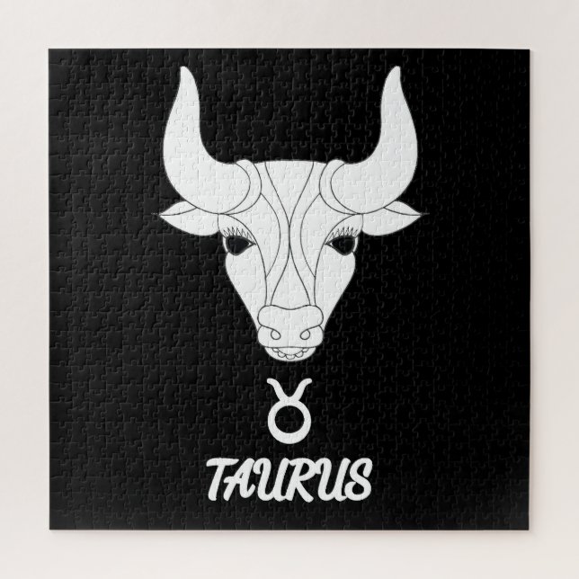 Taurus-Silhouette Puzzle (Vertikal)