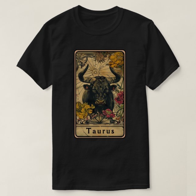Taurus Sun Sign T-Shirt (Design vorne)