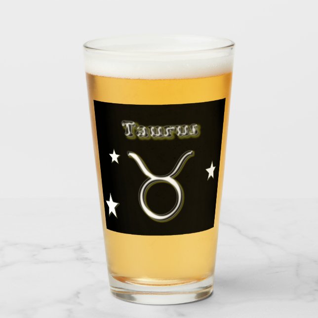 Taurus-Symbol Glas (Vorne (Gefüllt))