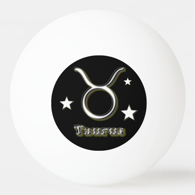 Taurus-Symbol Tischtennisball (Vorderseite)