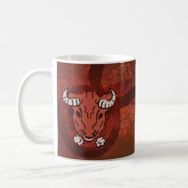 Taurus The Bull Astrologie Tasse (Links)