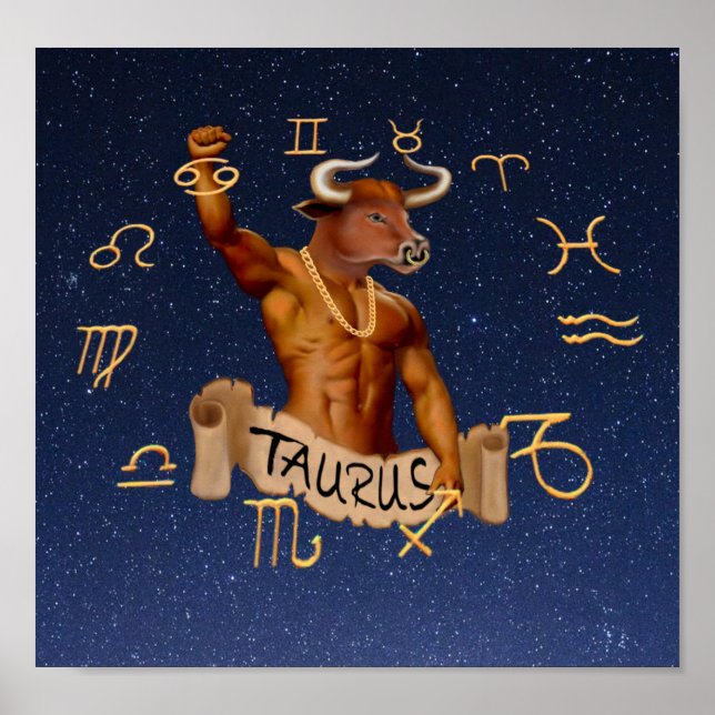 TAURUS THE BULL POSTER (Vorne)