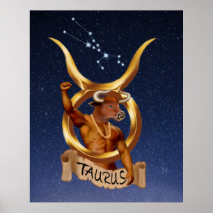 TAURUS THE BULL POSTER