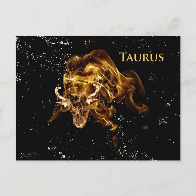 Taurus the Bull Postkarte (Vorderseite)