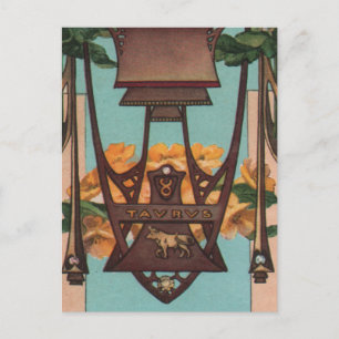 Taurus the Bull - Zodiac Postkarte