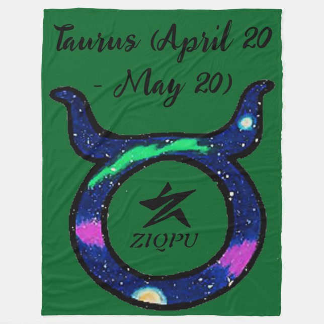 Taurus Throw Blanket Fleecedecke (Vorderseite)